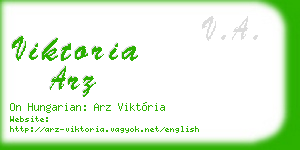 viktoria arz business card
